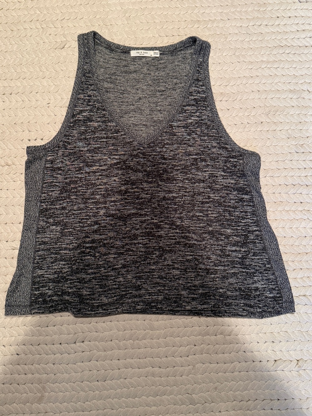 Rag and Heathered Gray knit  Top